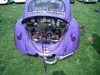 Engine of a purple VW Beetle